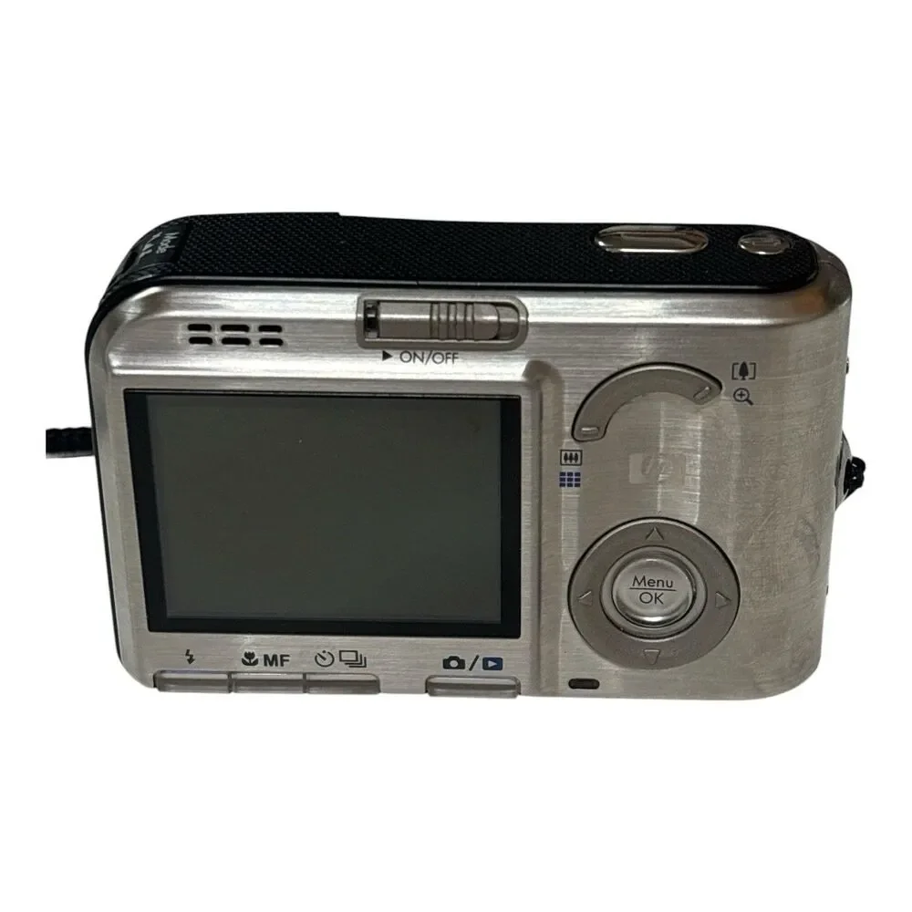 Vtg HP Photosmart R817 5.1MP Digital Camera 5x Optical Zoom Battery Case SD Card